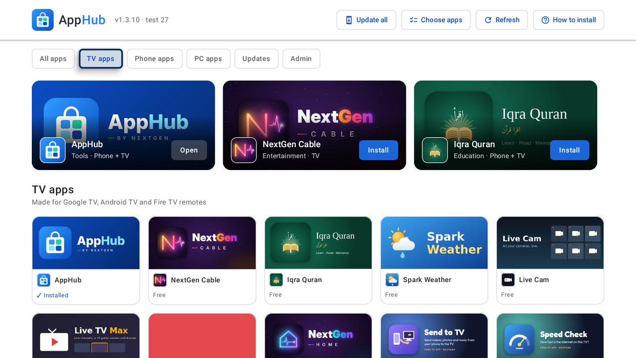 AppHub screenshot 1