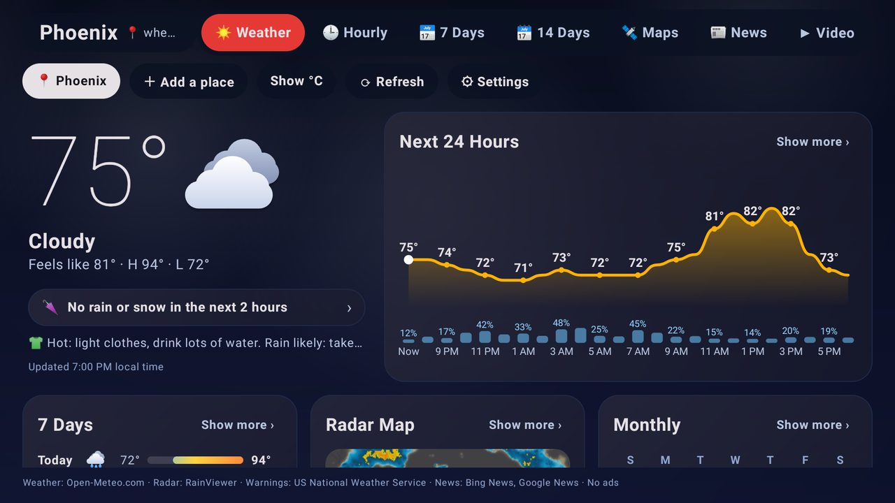 Spark Weather screenshot 3